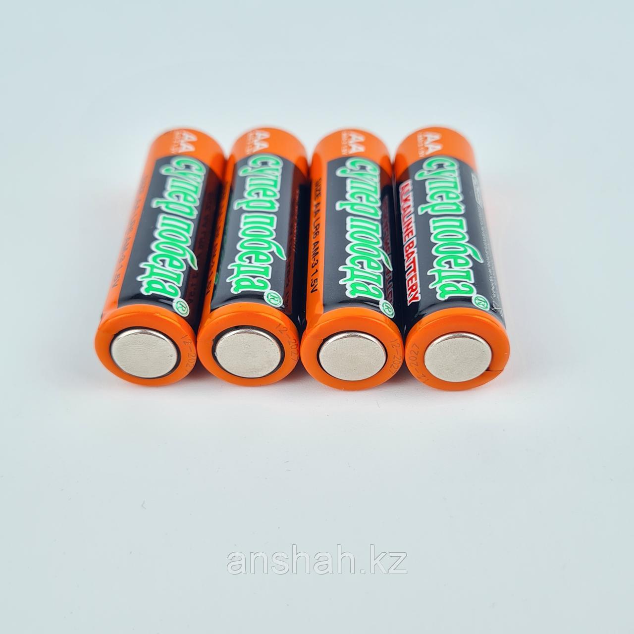 Батарейки "Супер Победа" АА, пальчиковые, на блистере - фото 5 - id-p71900817