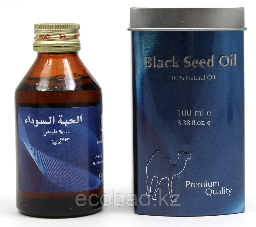 Масло черного тмина (Black Seed Oil) Hemani, 100 мл. - фото 1 - id-p113846011