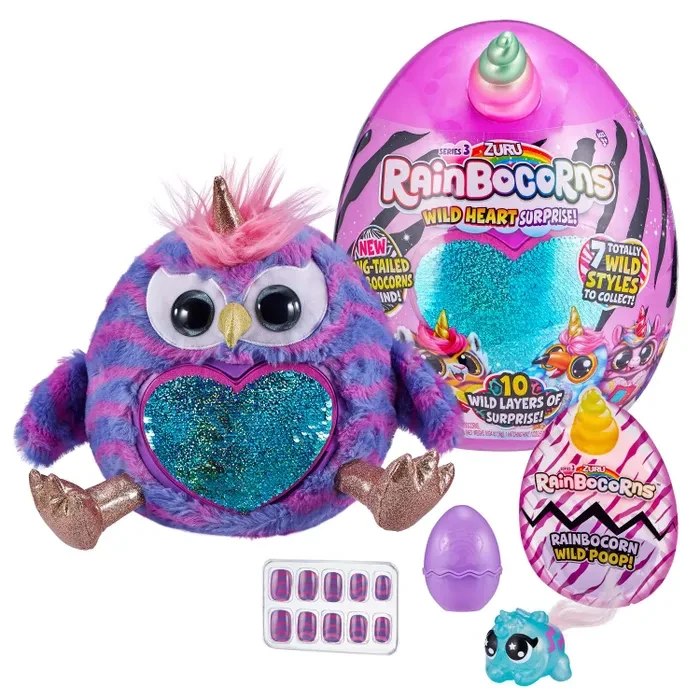 Игрушка Rainbocorns Rainbocorns Wild heart surprise S3 в непрозрачной упаковке (Сюрприз)