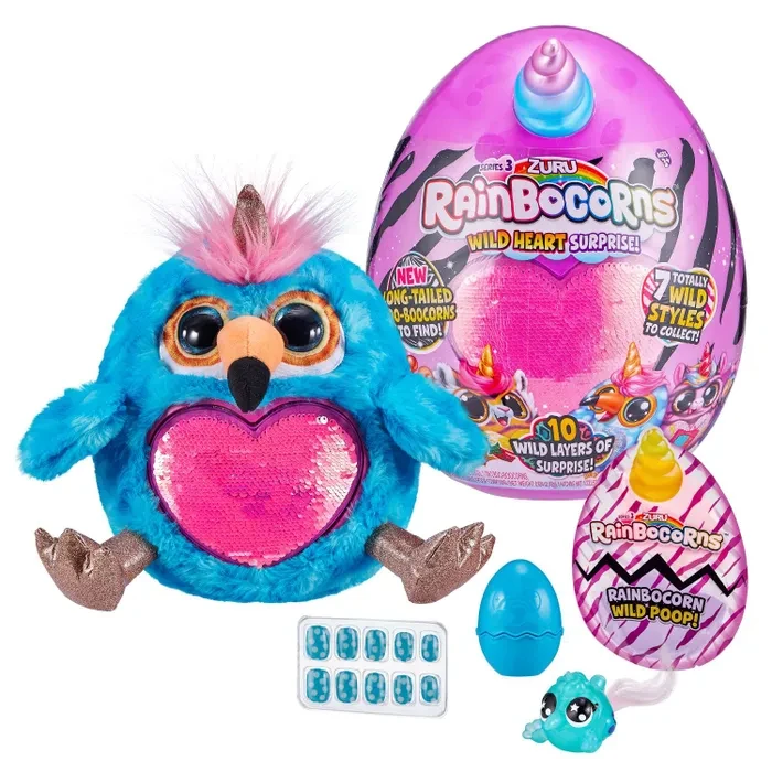 Игрушка Rainbocorns Rainbocorns Wild heart surprise S3 в непрозрачной упаковке (Сюрприз)