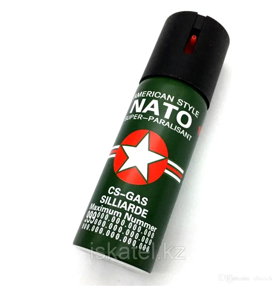 Газовый баллончик для самообороны NATO - 100 mg. - фото 5 - id-p113846294