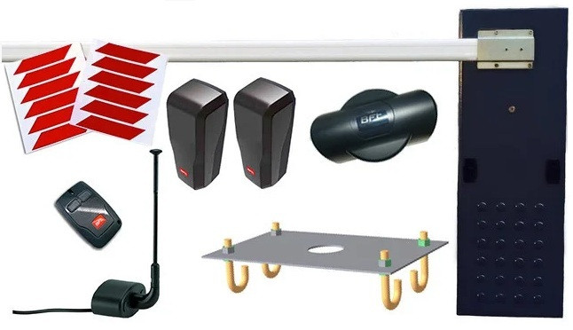 Автоматический шлагбаум MOOVI 60 KIT BFT с овальной стрелой 6,4м. - фото 1 - id-p113846725