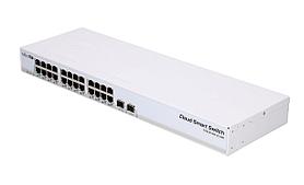 Коммутатор Mikrotik CSS326-24G-2S+RM