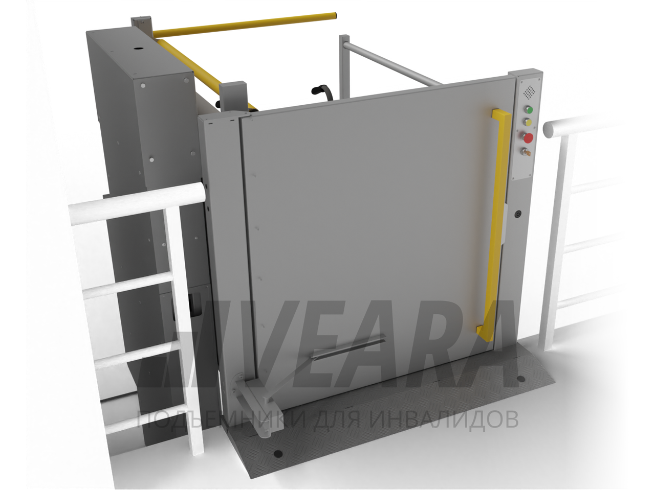 Вертикальная платформа-подъёмник для инвалидов Veara EasyLift - фото 7 - id-p113846831