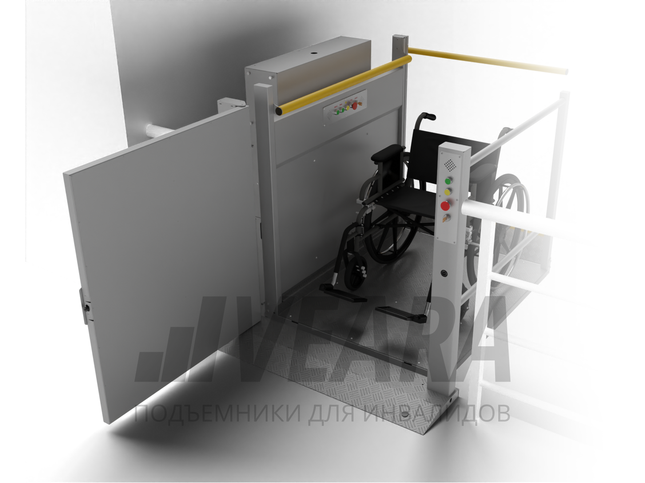 Вертикальная платформа-подъёмник для инвалидов Veara EasyLift - фото 8 - id-p113846831