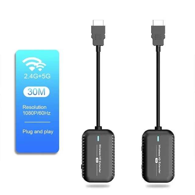 Удлинитель сигнала HDMI по Wi-Fi до 30 метров активный FullHD 1080p