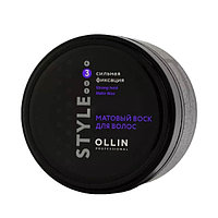 OLLIN STYLE Воск для волос сильной фиксации матовый 50 гр