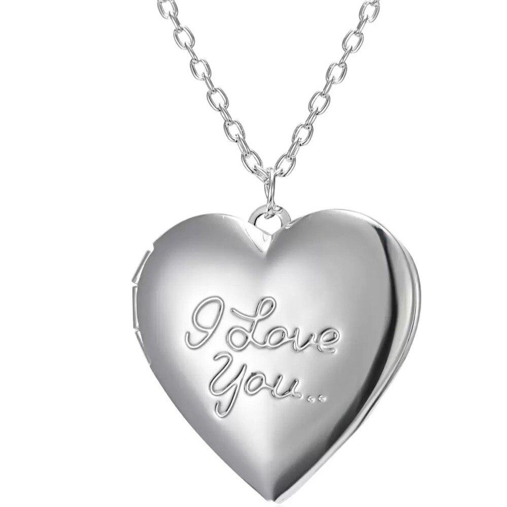 Кулон подвеска для влюбленных с хранением фотографий Сердечко "I love you" Я люблю тебя - фото 3 - id-p113849016