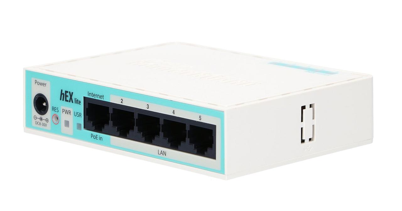 Маршрутизатор MikroTik hEX Lite RB750r2, фото 1
