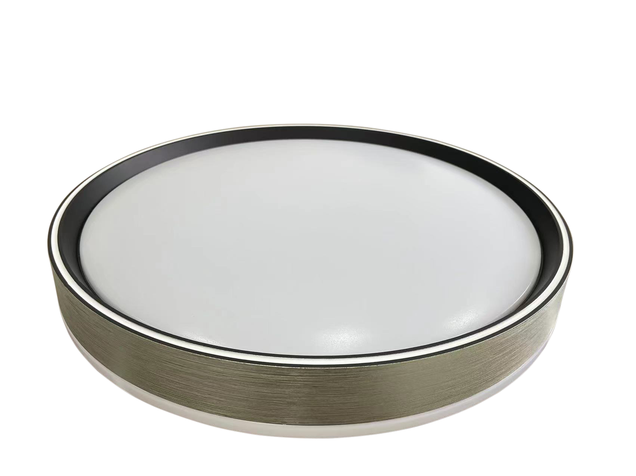 LED потолочный св-к LUCE-400 30Wx2 Silver Black D400 6000K/4000K/3000K