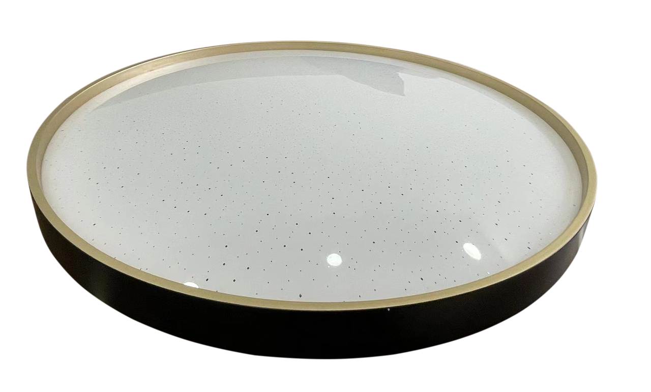 LED сверкающий потолоч св-к BOVER 40Wx2 Black D500 6000K/4000K/3000K