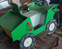 Качалка на пружине машинка