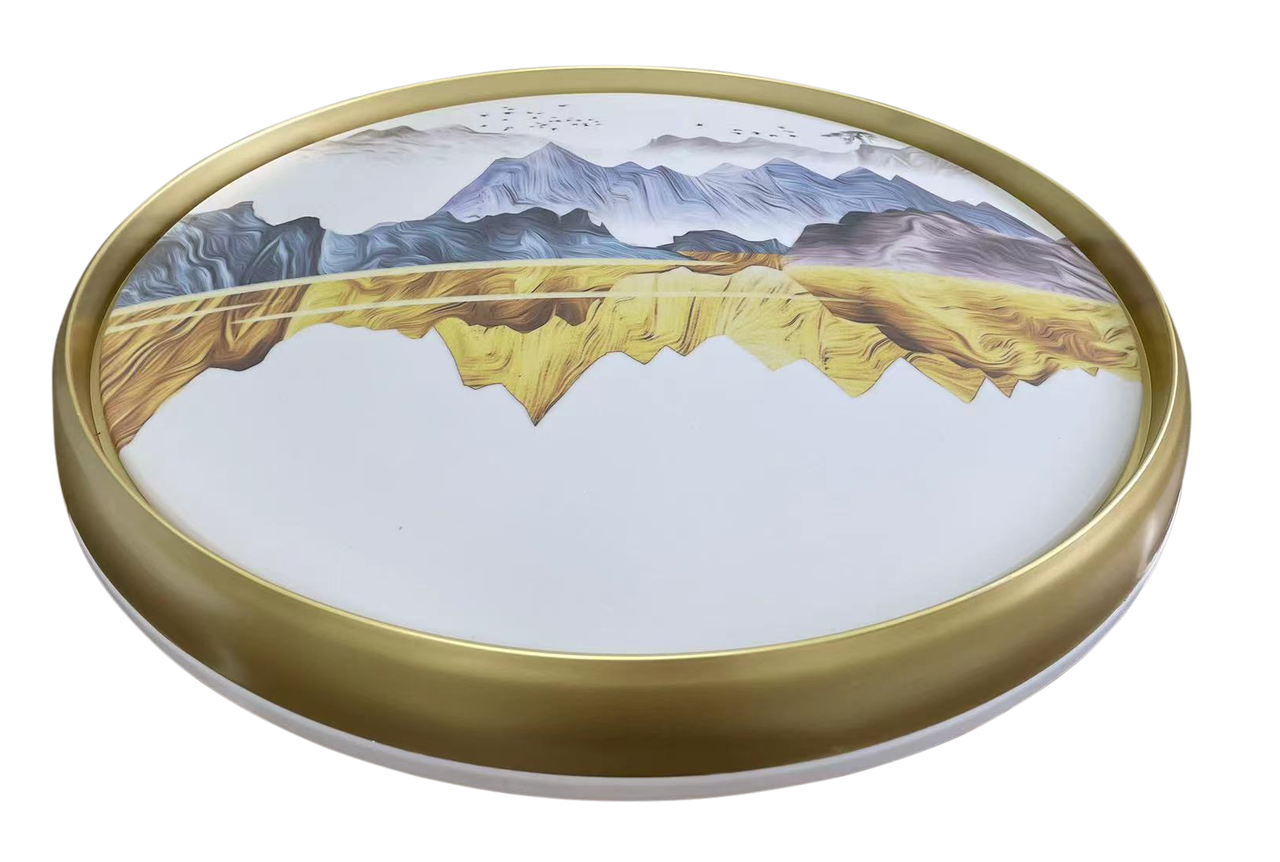 ЛЕД потолочный св-к MOUNTAINS 40Wx2 Gold D500 6000K/4000K/3000K