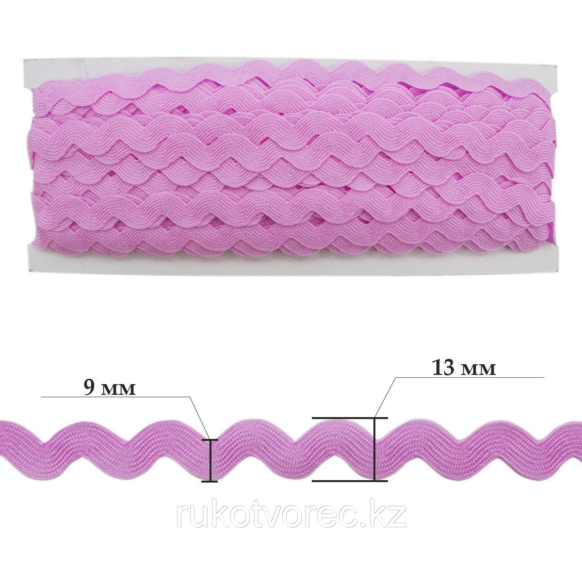 Тесьма-вьюнчик,розовая,10 м, фото 1