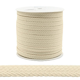 Шнур плоский плетеный 18мм*10м х/б