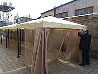 Пошив тентов, штор для шатров и беседок