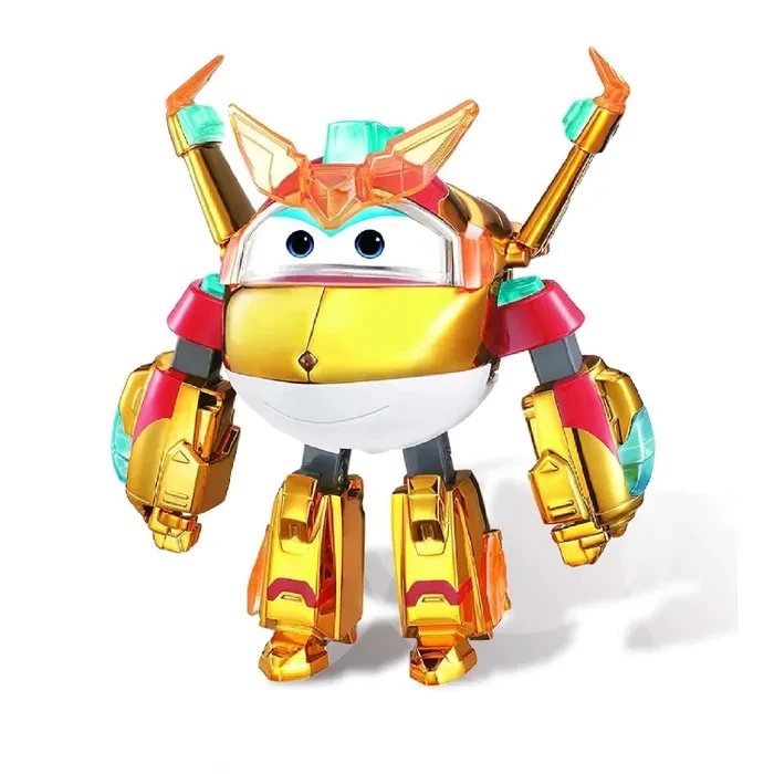 Трансформер Super Wings Супер заряженный Голден бой Делюкс