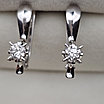 Золотые серьги с бриллиантами 0,62Ct SI1/I, 0.10Ct VS1/I, фото 5