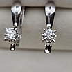 Золотые серьги с бриллиантами 0,62Ct SI1/I, 0.10Ct VS1/I, фото 8