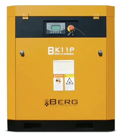 Винтовой компрессор с ременным приводом Berg ВК-11Р давление 16 бар - фото 1 - id-p103909575