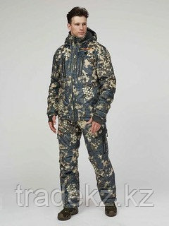 Костюм зимний для охоты и рыбалки TRITON CRAFT PRO -45°C (ткань вилтекс/серый), размер 44-46