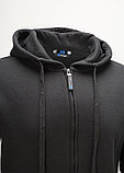 Толстовка на молнии Сплав черная (48), фото 2