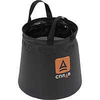 Ведро походное среднее v2 (черное) (OneSize)