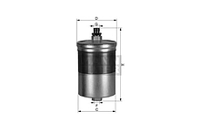Фильтр топливный WINKOD WF3017 (MAHLE KL 38)