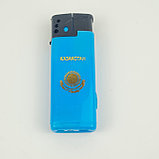 Зажигалка "Казахстан" №777, с турбонаддувом, с фонариком, фото 5