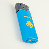 Зажигалка "Казахстан" №777, с турбонаддувом, с фонариком, фото 7