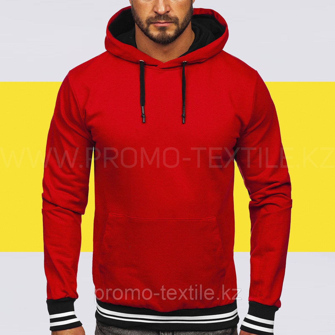Толстовка худи красная | Толстовка на заказ пошив - фото 1 - id-p113866550
