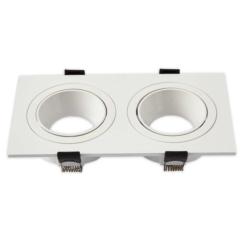 Св-к SY5572S-2 SQUARE GU10 WHITE без лампы