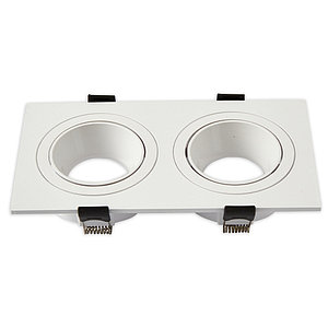 Св-к SY5572S-2 SQUARE GU10 WHITE без лампы