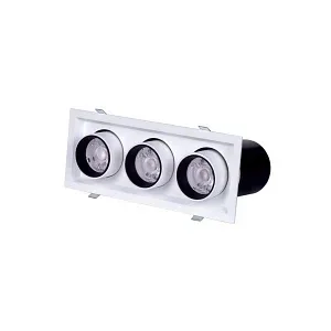 Св-к DOWNLIGHT 2xGU10 WHITE+BLACK без лампы