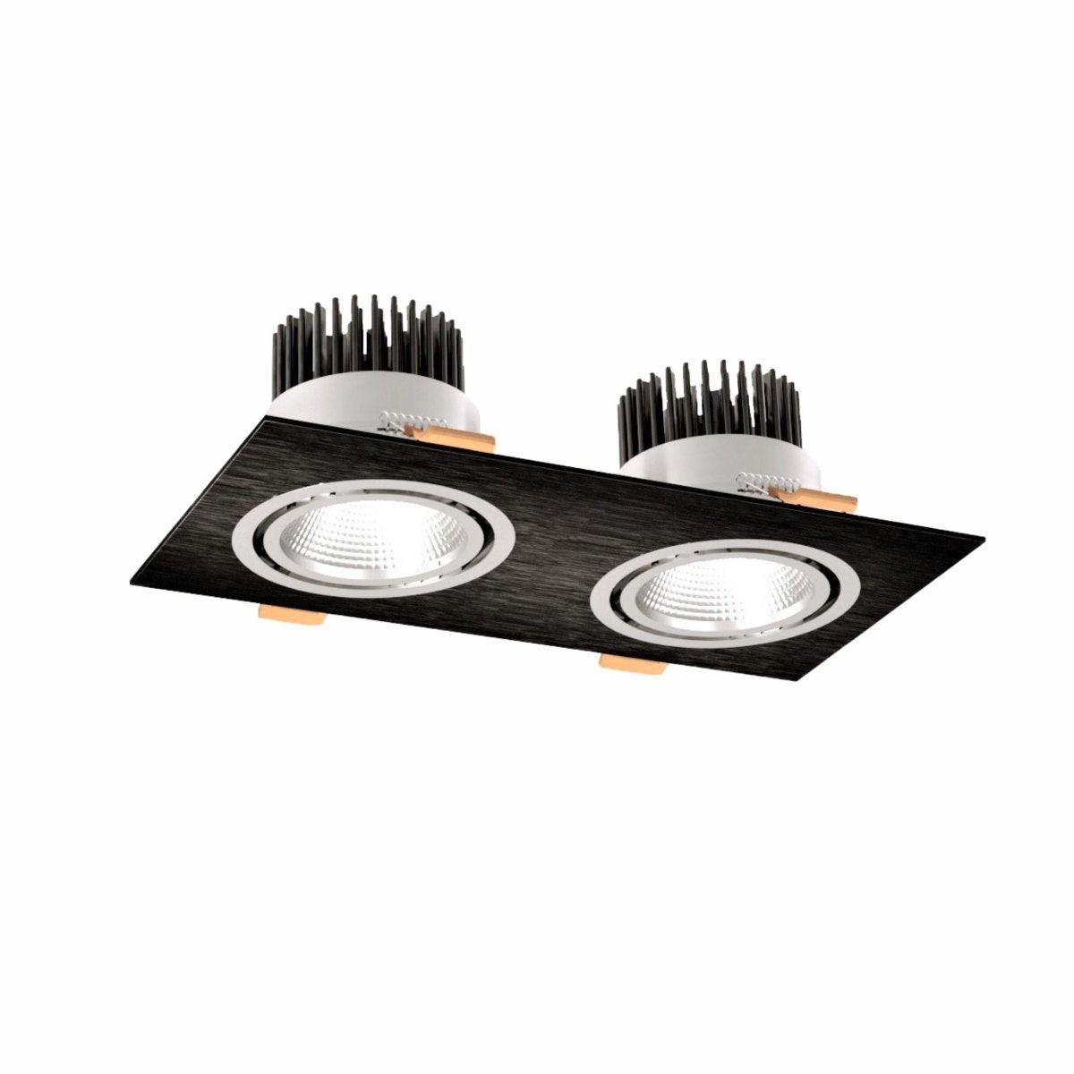 Свет-к LED OC003B 2х5W 3000K BLACK UK IP20 - фото 1 - id-p113873427