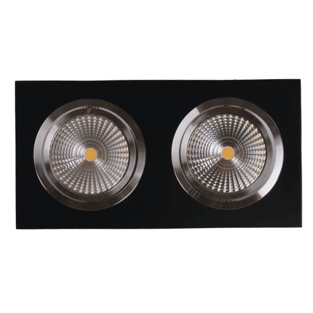 Свет-к LED OC004B 2х10W 3000K BLACK 100-265V