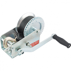 Лебедка шестеренчатая, тяга - 0,8 т, ленточная// Matrix