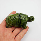 Черепаха из нефрита, 80×45×30мм, фото 4