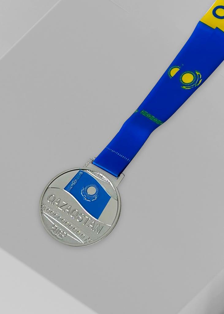 Медаль Qazaqstan Золото, серебро, бронза - фото 4 - id-p112847348