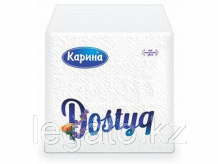 Салфетка "Достык" 70 л. белая 60 пач/мешок