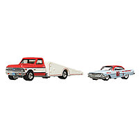 Hot Wheels: Basic. Коллекционная машинка Premium Team Transport - Impala '61/Chevy Ramp Truck '72