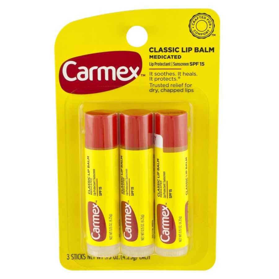 Бальзамы для губ: Carmex Набор Trio Classic Sticks SPF15 Стики - фото 1 - id-p113819046