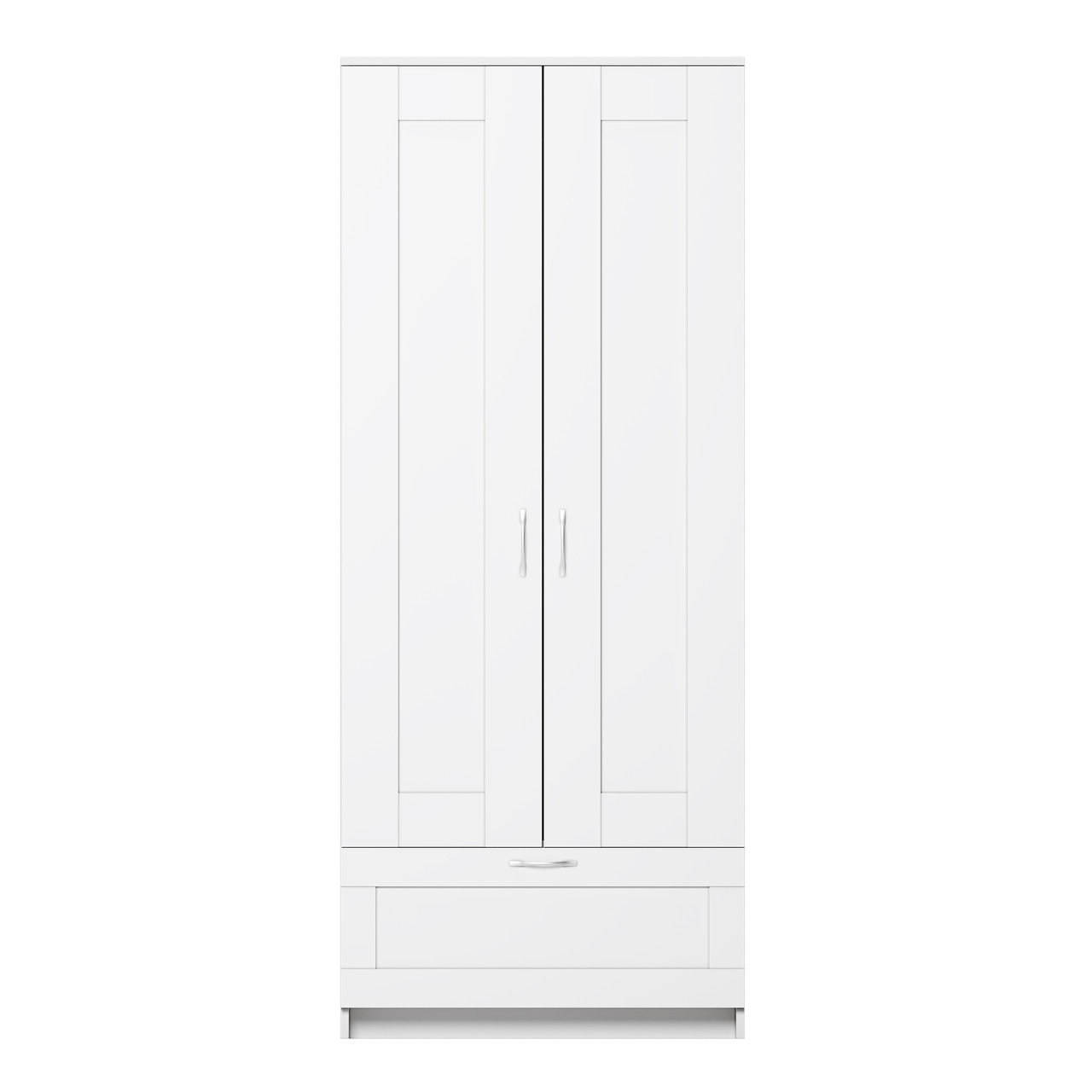 Шкаф СИРИУС комбинированный 2 двери и 1 ящик 78х41х190 см, белый - фото 3 - id-p113874779