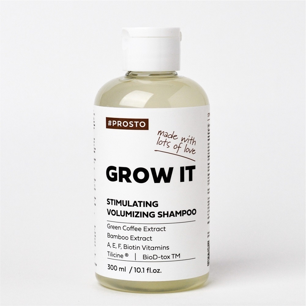 Шампунь для волос: PROSTO GROW IT Stimulating Volumizing Shampoo - фото 1 - id-p113818227