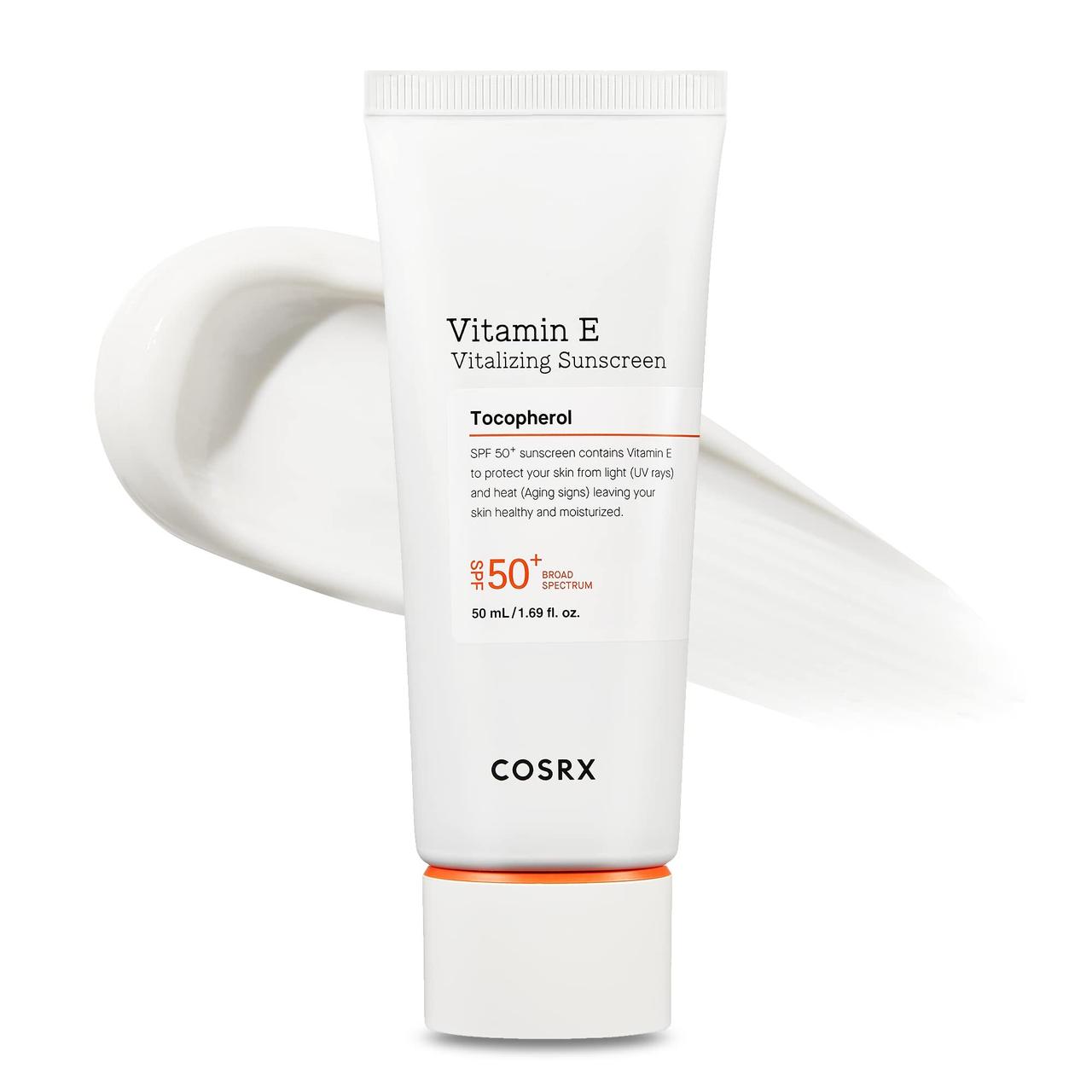 Солнцезащитный крем: Cosrx Vitamin E Vitalizing Sunscreen Spf 50+ 50ml - фото 1 - id-p113819275