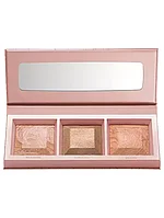 Хайлайтеры для лица: BareMInerals Crystalline Glow Bronze & Highlight Palette 7.5 g.