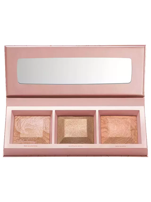 Средства для контуринга лица: BareMInerals Crystalline Glow Bronze & Highlight Palette + Brush Duo Set 7.5 g. - фото 1 - id-p113818611