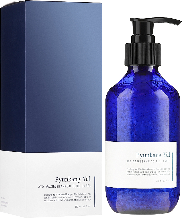 Шампунь для волос: Pyunkang Yul Ato Wash & Shampoo Blue Label 290 ml. - фото 1 - id-p113818718
