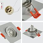 Св-к MR16 GRILLE GU5,3x3 WHITE L280xW92xH25мм, фото 3