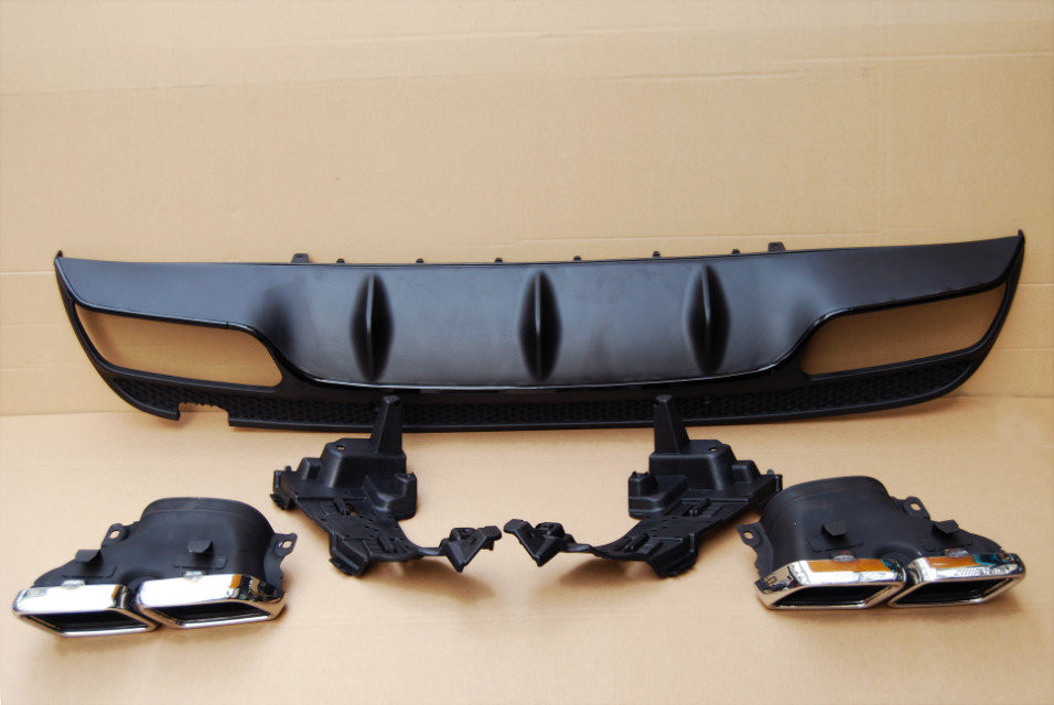 Задний диффузор с насадками C63 для C-class w205